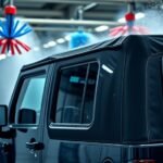 soft top jeep car wash