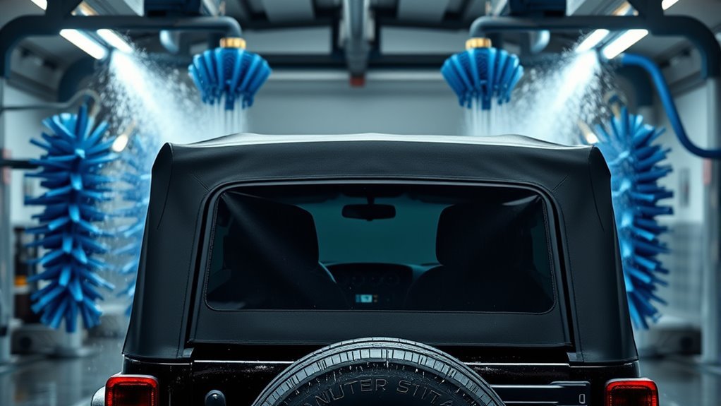 soft top wash precautions advised