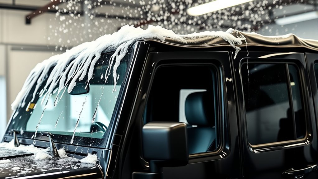 soft top wash precautions