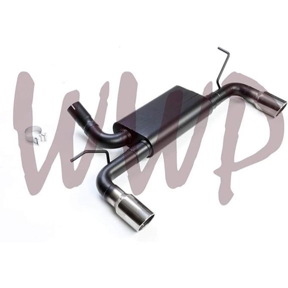 Performance Stainless Steel Dual Axle Back Exhaust for Jeep Wrangler JK