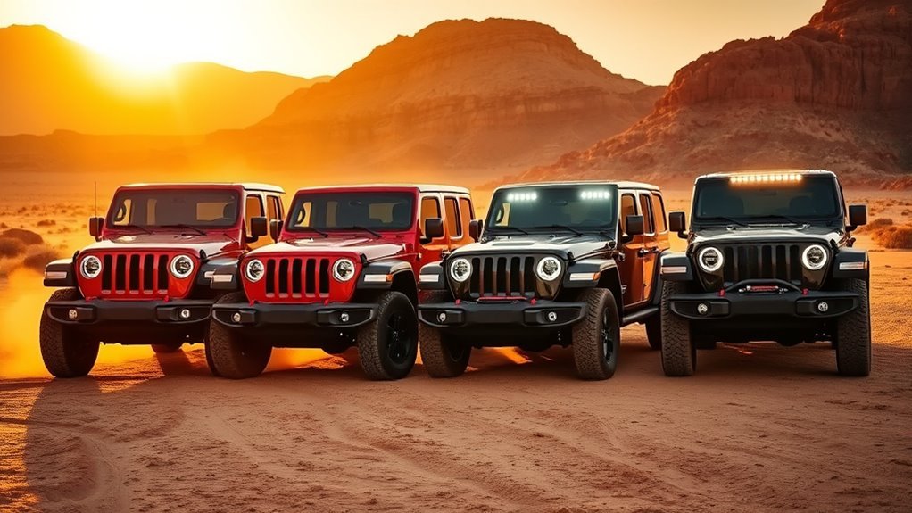 top led headlights jeep
