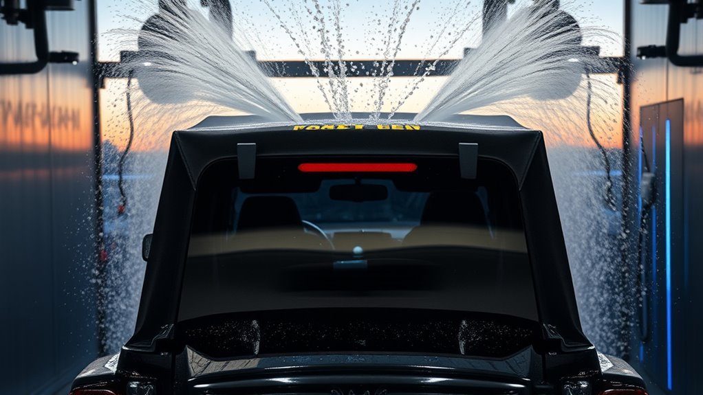 touchless wash pressure considerations