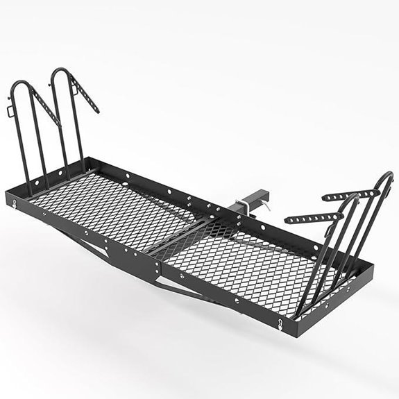 MaxxHaul 2-in-1 Hitch Mount Cargo & Bike Rack