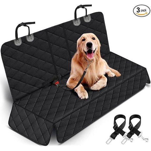 Waterproof Non-Slip Dog Car Seat Cover for Back Seat