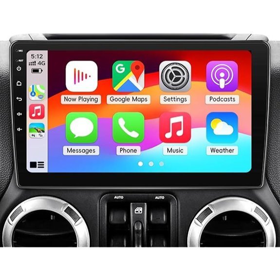 Jeep Wrangler JK Car Radio Stereo with Wireless CarPlay