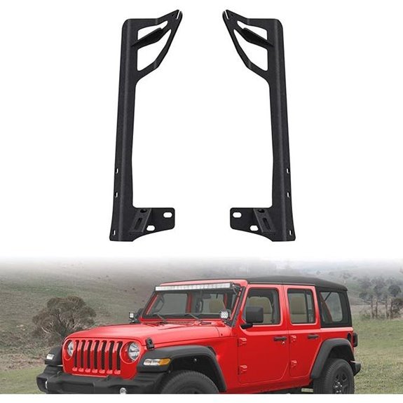 Nilight Windshield Bracket for 52 Light Bar on Wrangler JK